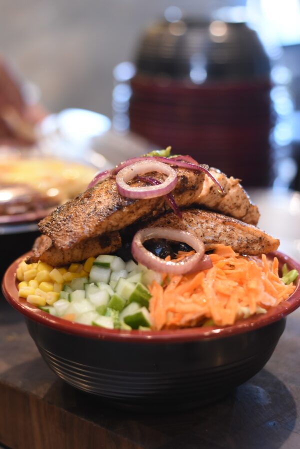 Grilled Protein Salad - Salmon